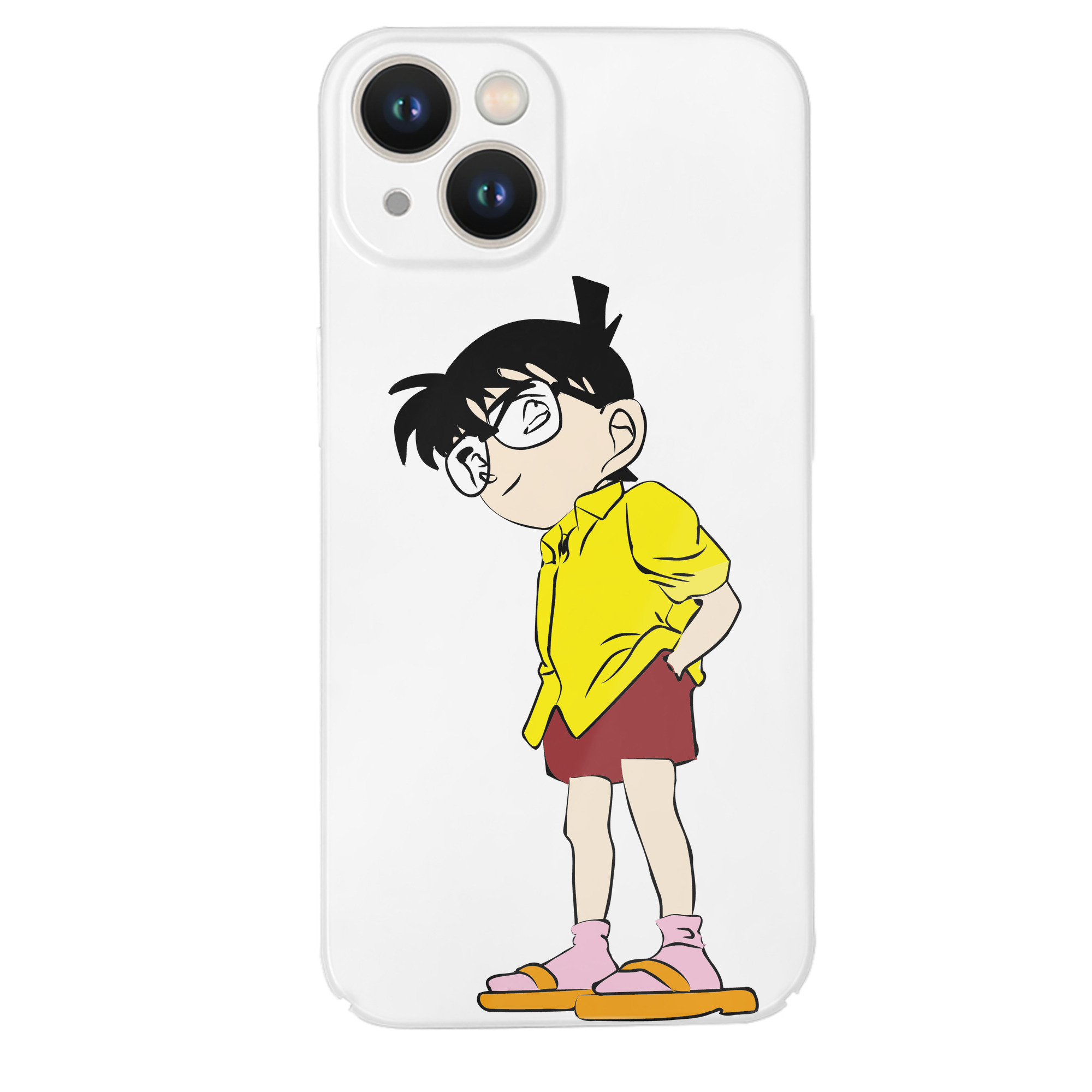 （画像用） 名探偵コナン 江戸川 コナン Detective Conan Conan Edogawa 【iPhone 14シリーズ対応】ハードケース